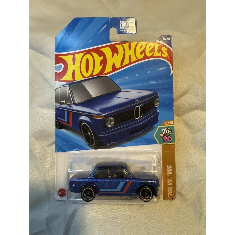 GB Hot Wheels 2025 BMW 2002 Blue 70s vs 90s 5/10 Case N 1:64 NEW MintNow!!